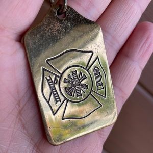 Vintage Lexington Solid bra firefighter keychain